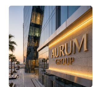 Premium 3D Gold Signage - Aurum Group